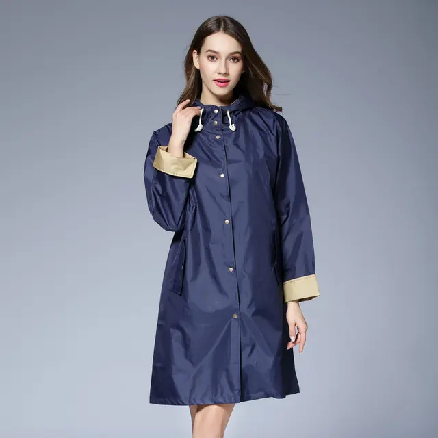 Fashion Men And Women Lightweight Poncho Waterproof Long Raincoat Femal Outdoor Rainwear Chubasqueros capa de chuva 2