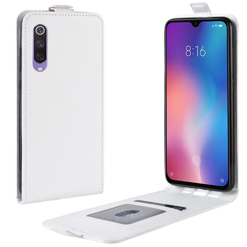Вертикальный чехол с отделением для карт Xiaomi Mi 9 SE роскошный кожаный книжка