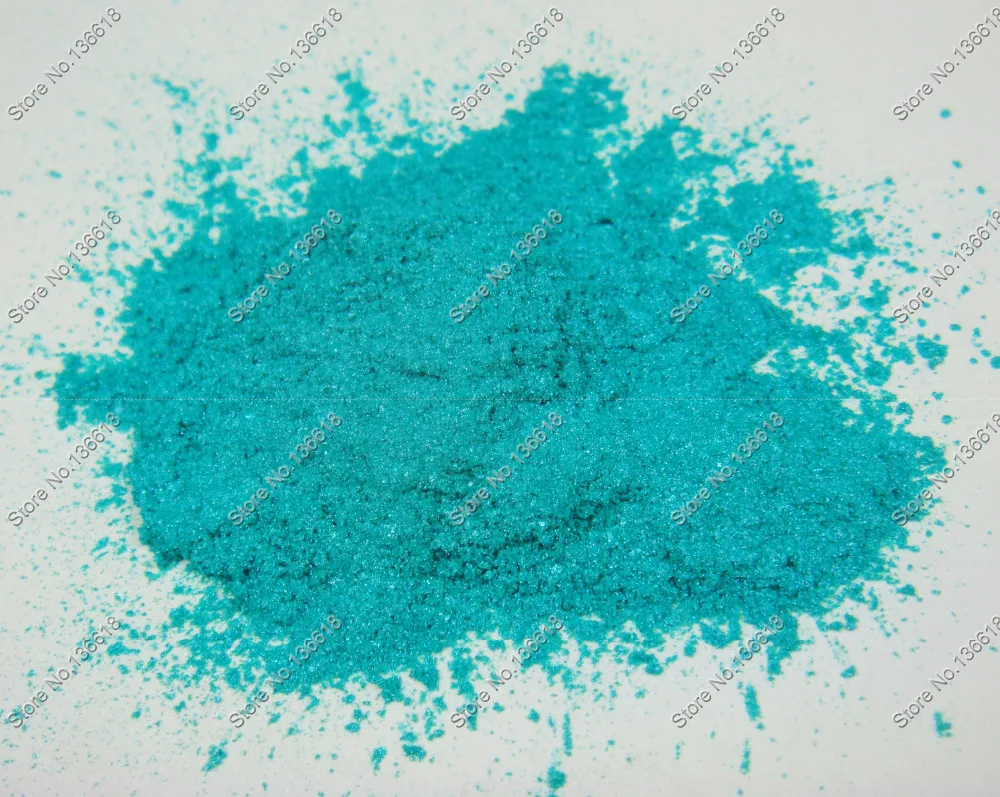 

50gram Aqua Blue(Turquoise) Color Cosmetic Mica Pearl Pigment Dust Powder for DIY Nail Art Polish and Makeup Eye Shadow
