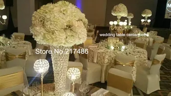 

new style ostirch feathers for vase wedding table centerpiece