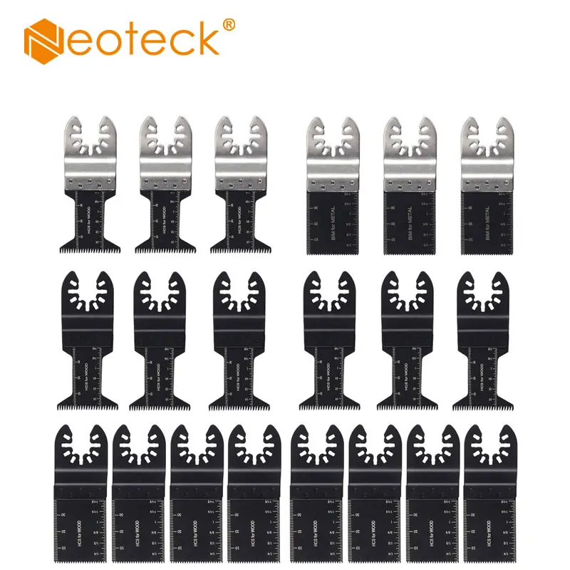 Ножовочные диски Neoteck 20 шт. 3/4 дюйма 3/8 Осциллирующий Мультитул по дереву