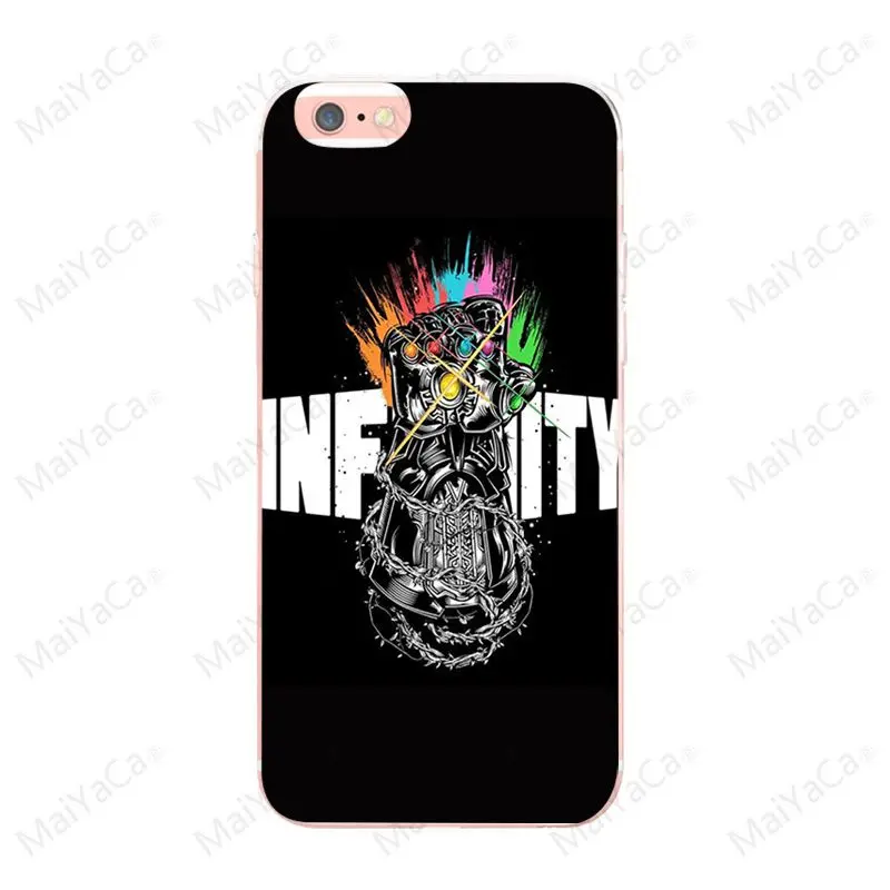 Maiyaca Marvel Thanos Infinity Gauntlet для iphone 7 7plus X XS XR XSMax 5 5S SE для iphone 6 6s 6plus 6s plus чехол - Цвет: 6