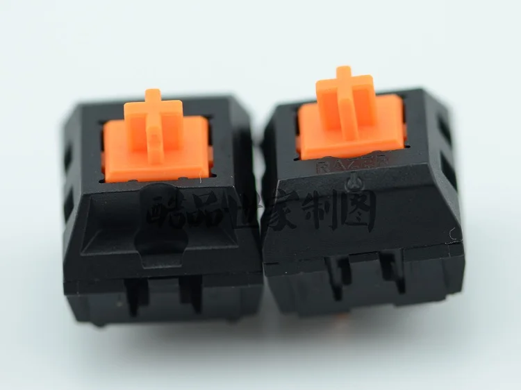 Переключатель kailh 3pin синяя красная черная коричневая зеленая оранжевая для