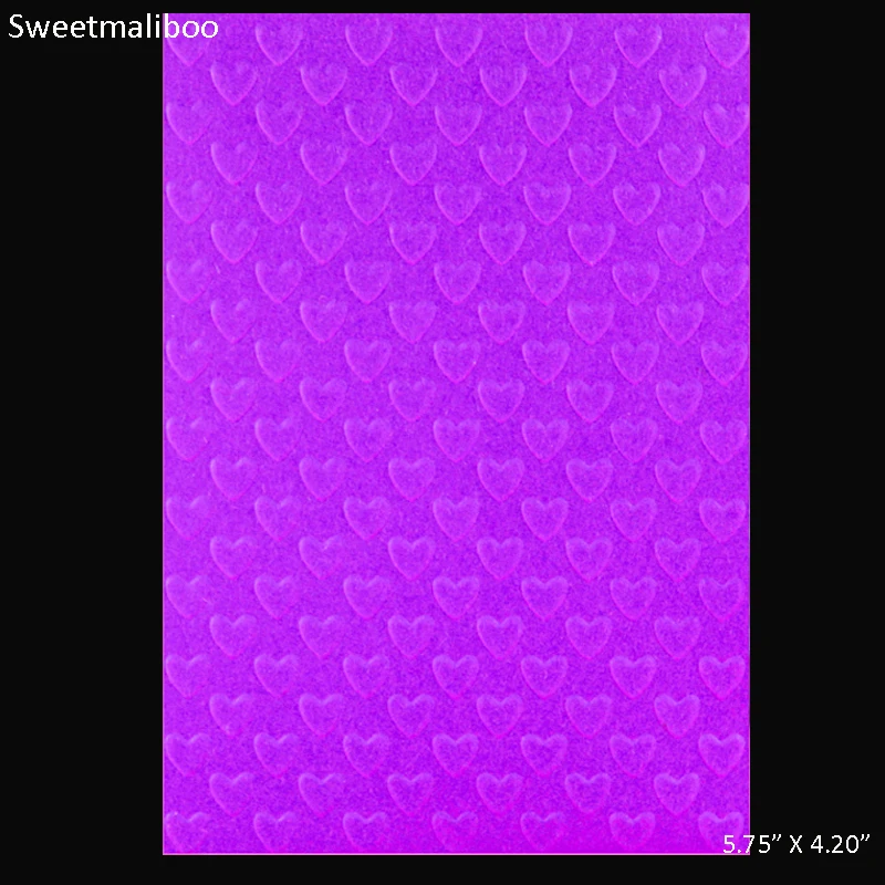 

Lovely Heart embossing folder plastic dies scrapbook stencils for diy paper card making craft envelop decor gift packing envelop