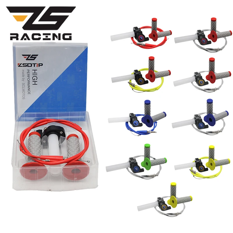 ZS Racing 1/4 поворотные рукоятки дроссельной заслонки + ТРОС для велосипеда
