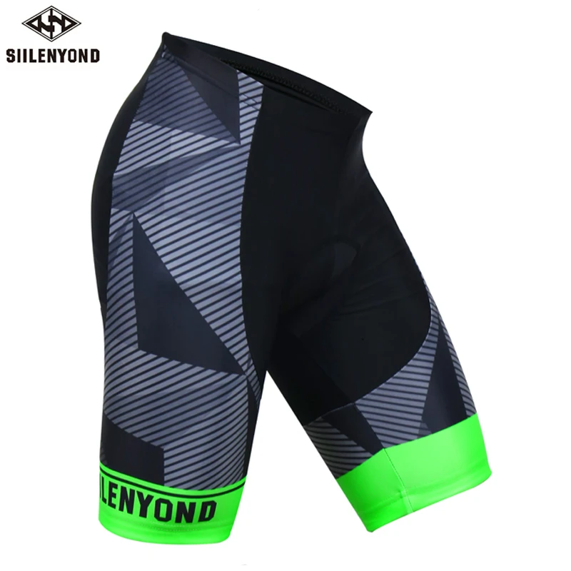 Siilenyond Лето MTB велосипедные шорты горные с 3D Анти-скольжения мягкий гель Дорожный велосипед Тигры анти-пот Велоспорт одежда - Цвет: Cycling Shorts