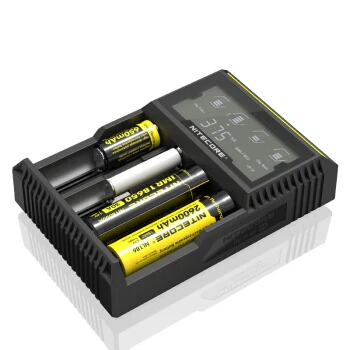 Оригинальное зарядное устройство Nitecore D4 18650 с ЖК экраном для зарядного