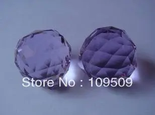 

Free Shipping,10pcs/lot 30mm Amthyst Crystal Faceted Sphere