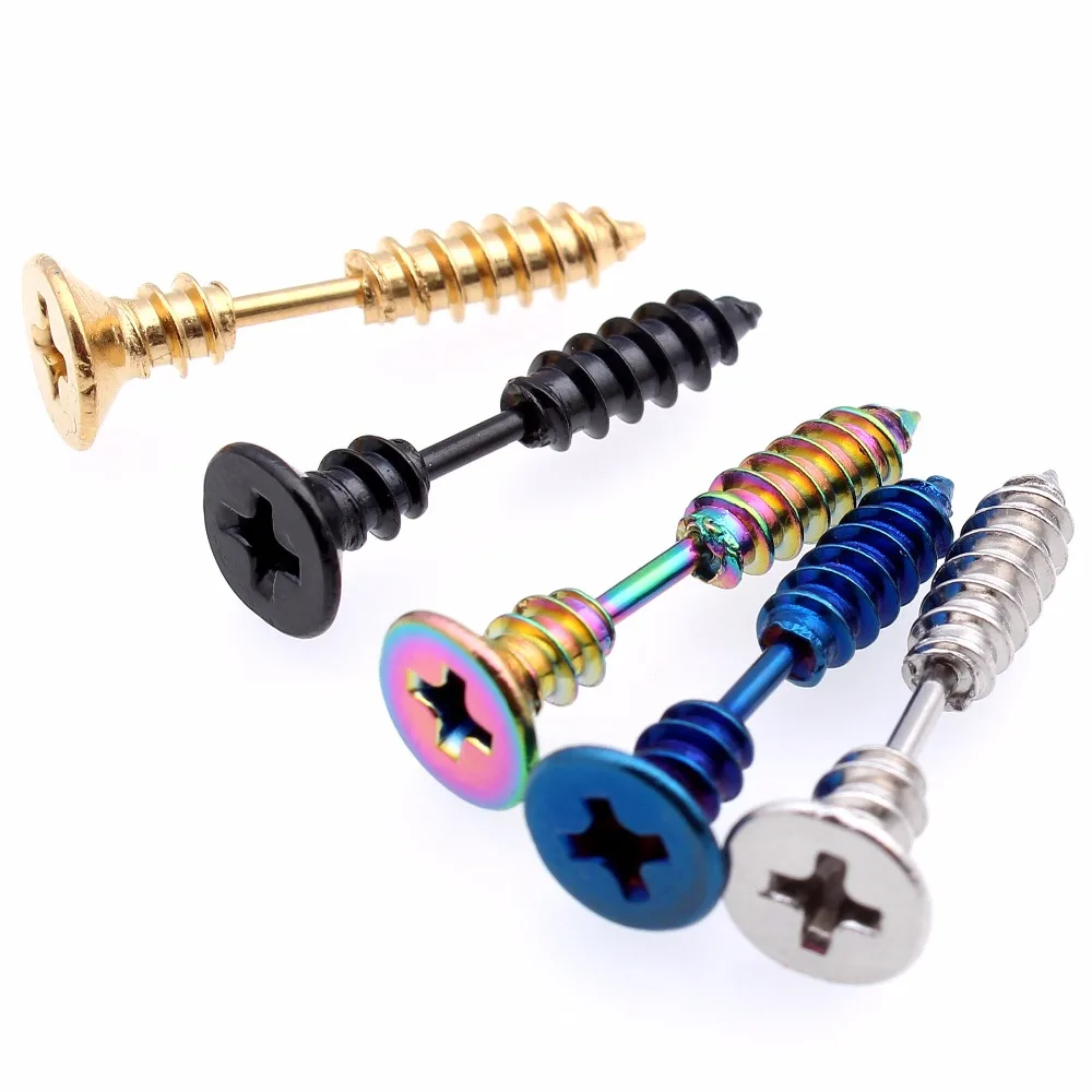 серьги на винтах. шуруп декоративный 2х8. гвозди толевые 3,0х30. гвоздики шурупы. Screw earrings.