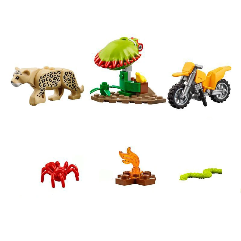 Lepin-02061-City-Series-Exploration-of-Jungle-Building-Blocks-Set-60161-Educational-Toys-For-Children-Christmas (4)