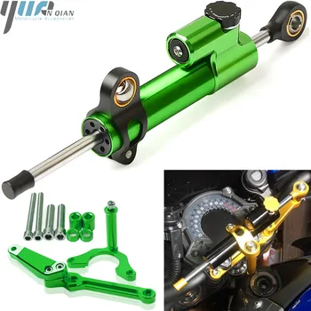 

2018 NEW z900 CNC Aluminum Motorcycle MOTO Damper Steering Stabilize Control Kit for kawasaki Z900 z900 2017-2018 with z900