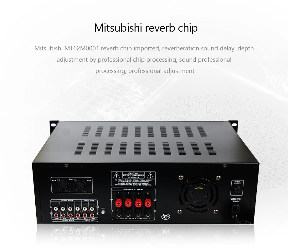 Sale Oupushi Home Theater System 250W AV Karaoke Amplifier 8 Ohm Digital Stereo Echo Ceiling Speaker 30W Coaxial Wall Speaker 11