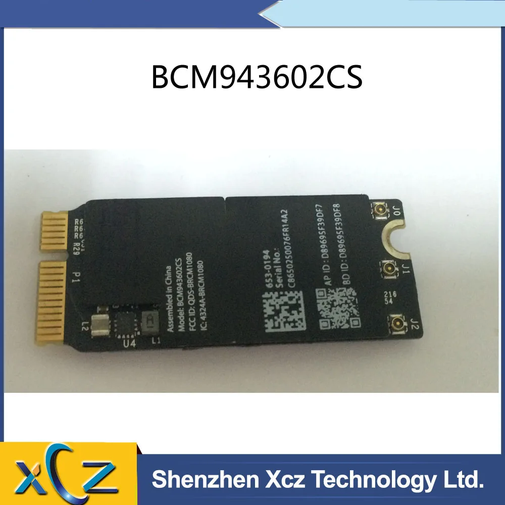Replacement Bluetooth 4.0 Bt Wireless Wifi Card Module Bcm943602cs for