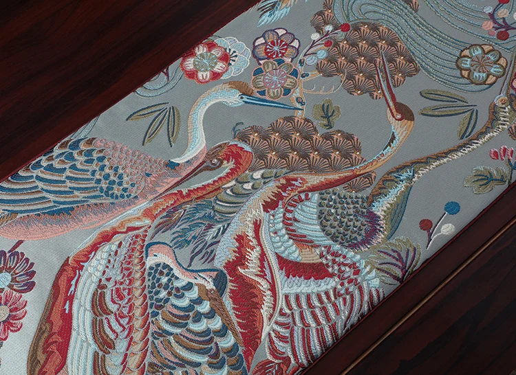 Классический китайский стиль Yupei кисточкой настольные бегуны гостиная домашний обеденный стол коврик чай торжественная Скатерть Отель покрывало подарок