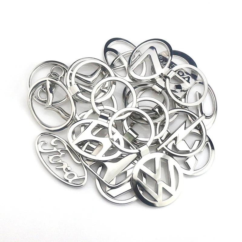 

Car Pendant Alloy Car Keyring Keychain Key Chain Auto Key Ring Holder For Car-styling 3D Metal Key Ring Man&woman Gift