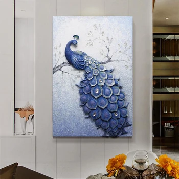 

Vertical version of the porch decorative painting Fu carved diamond corridor oil painting 3D three-dimensional relief wall paint