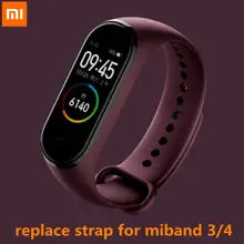 Браслет Xiaomi для Miband 4 3 NFC спортивный ремешок силиконовый ремешок для mi band 4 3 аксессуары браслет Miband4 ремешок 3