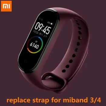 

Original Xiaomi Bracelet for Miband 4 3 NFC Sport Strap Silicone wrist strap For mi band 4 3 accessorie bracelet Miband4 Strap 3
