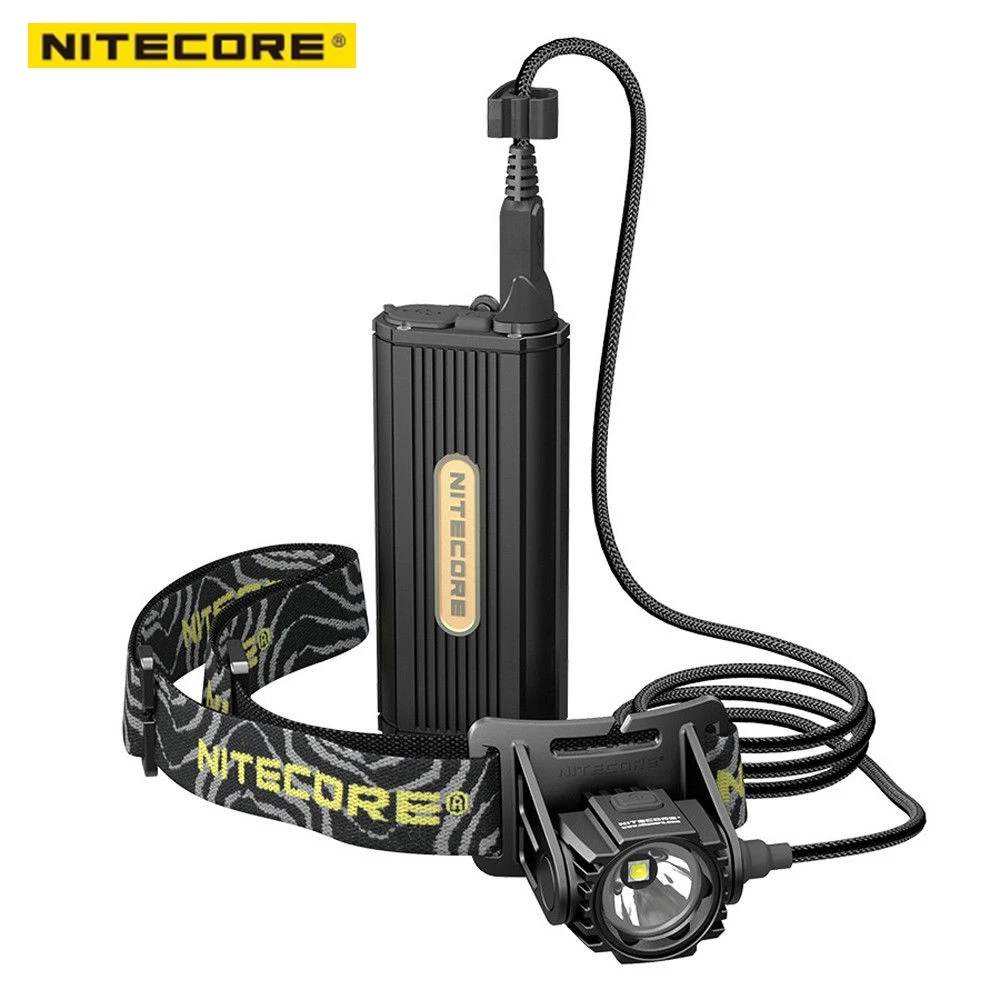 

Nitecore HC70 1000 Lumen Rechargeable Headlamp CREE XM-L2 U2 LED for Cave Exploring Bicycle headlight + Free Shipping