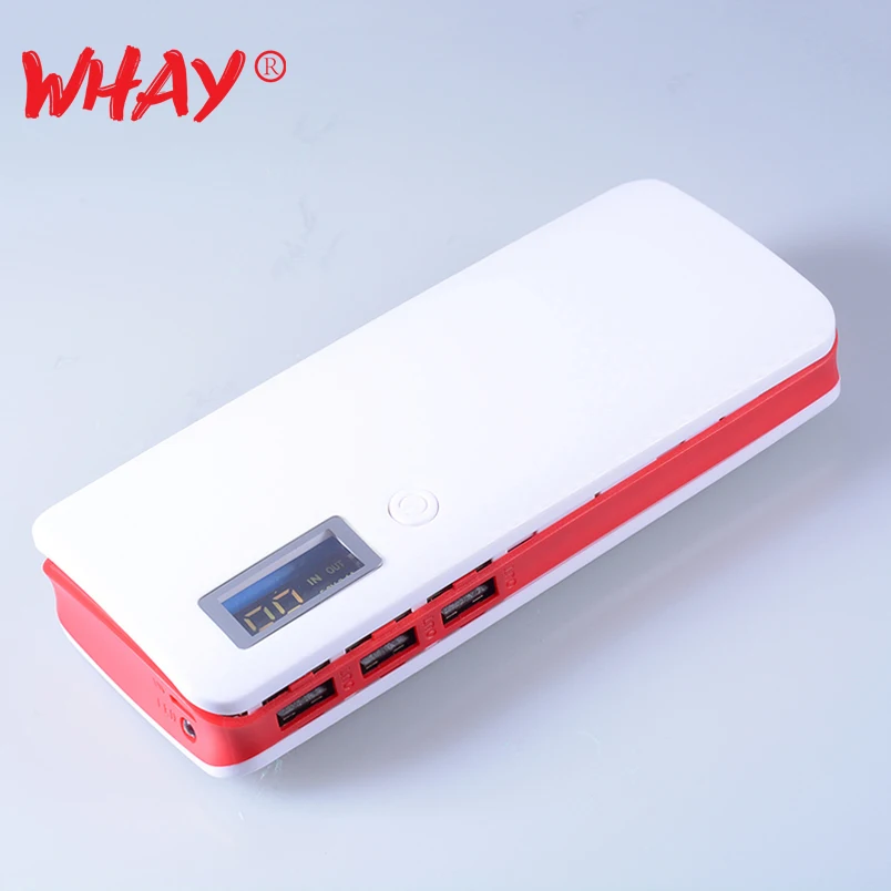 

(No Battery) 3 Ports 5x18650 Battery DIY Portable Power Bank Shell Case Box LCD Display Powerbank Box DIY 18650 Pover Power Bank