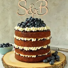 Топпер торта для свадьбы, Топпер торта индивидуальные инициалы, изготовленные на заказ письма и Топпер торта услышать