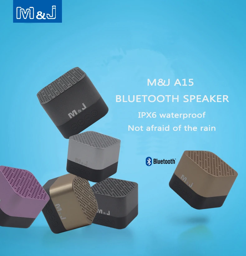 M& J A15 Bluetooth динамик мини портативный беспроводной динамик IPX6 Водонепроницаемый калонки звуковая коробка Blutooth Бумбокс для компьютера телефона