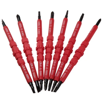 

7 PCS Multi-purpose Electrican's Insulated Electrical Hand Screwdriver Tools Set