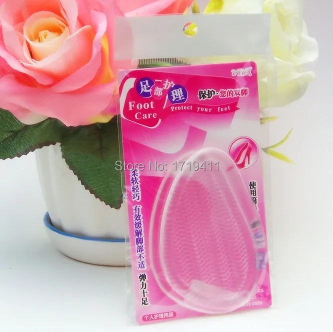 

2 Pairsrearfoot invisible silica gel stickers transparent slip-resistant foot shoes stickers after the thread Insoles