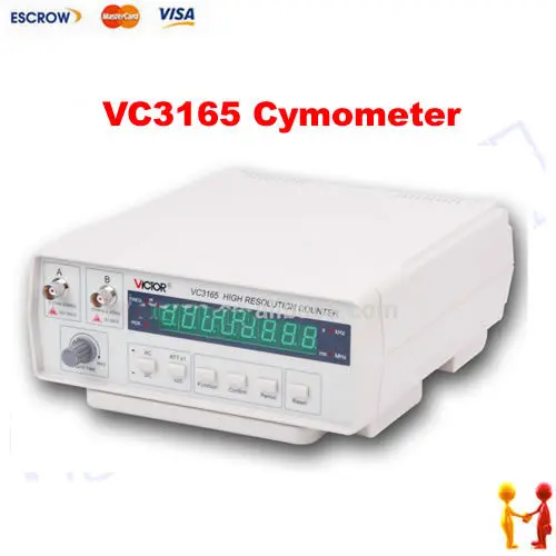 220v Victor VC3165 High Definition Cymometer Radio Frequency Meter