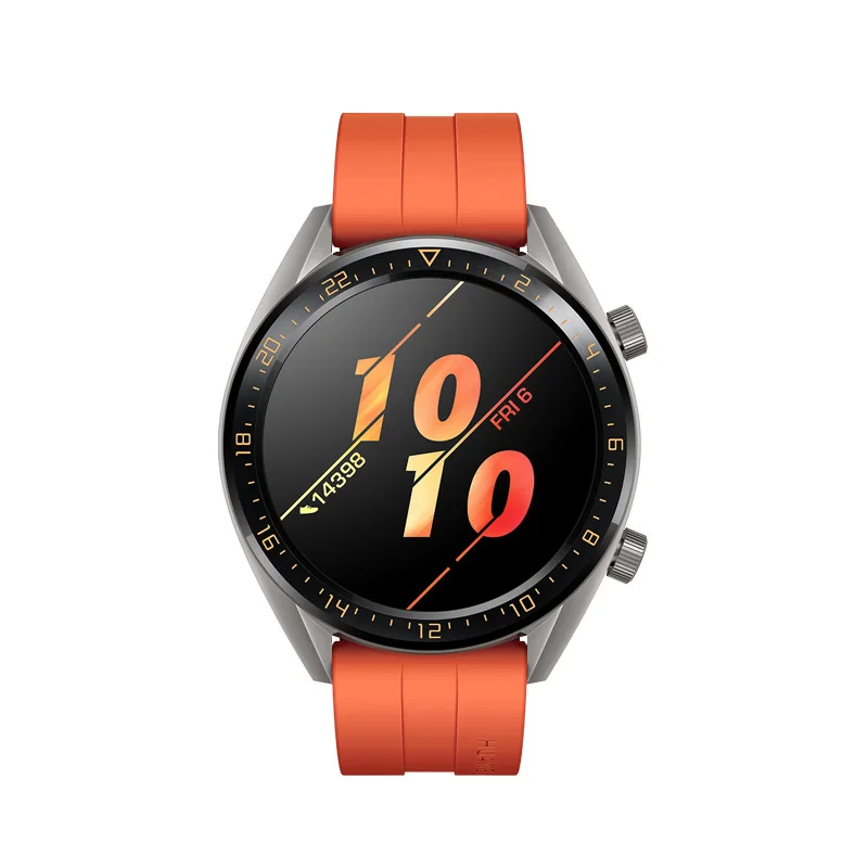 22 мм силиконовый браслет Смарт-часы ремешок для huawei часы GT 2 кожаный ремешок для часов GT/Волшебный сменный Браслет