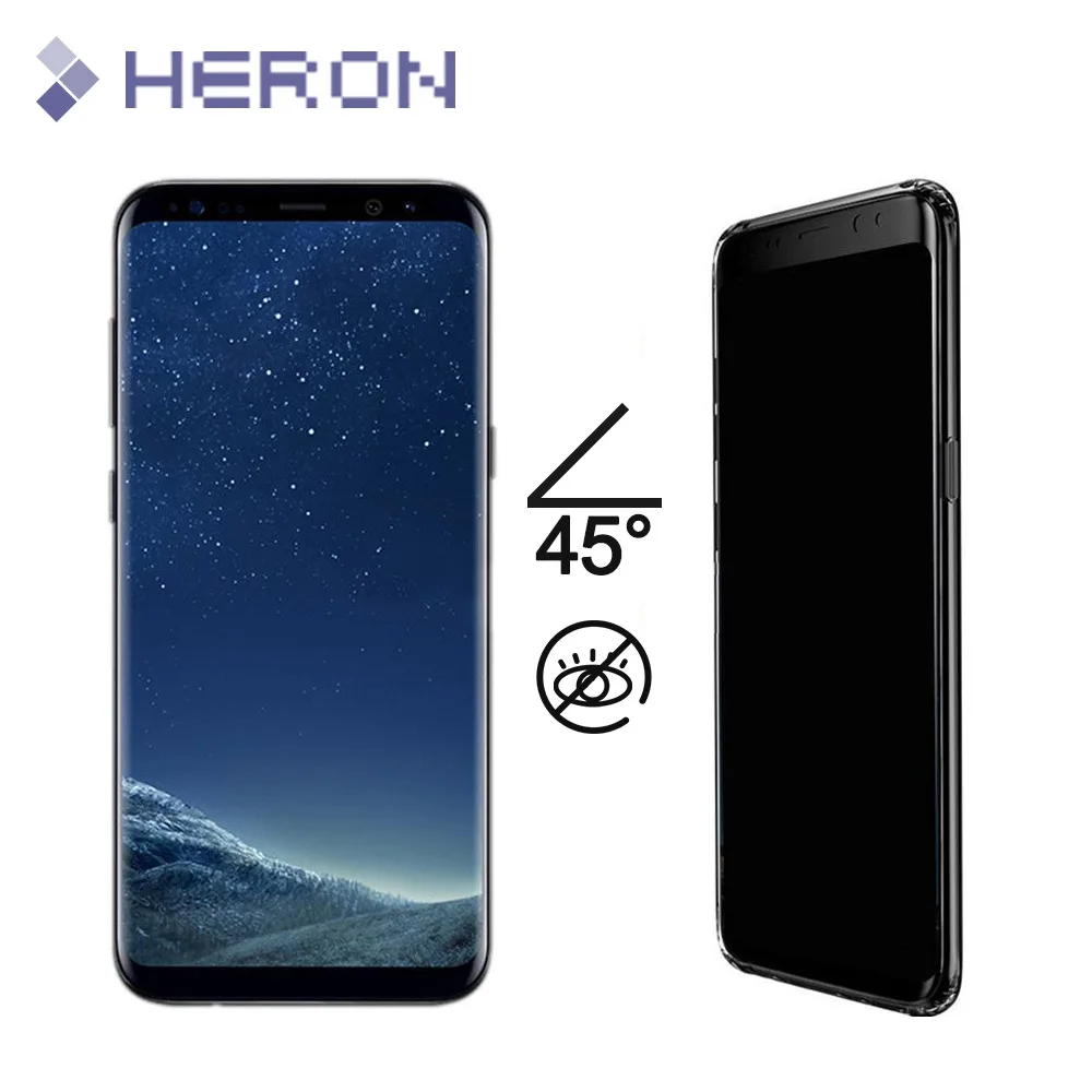 Полное покрытие анти шпион закаленное Стекло для Samsung Galaxy S8 премиум качества