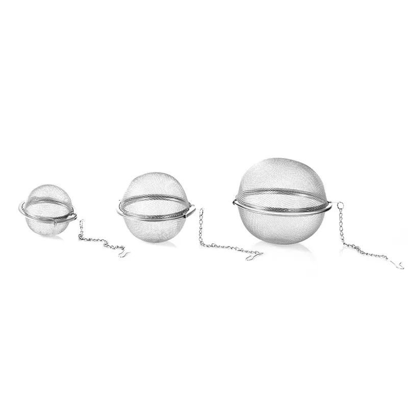 

1pcs Hot Stainless Steel Sphere Locking Spice Tea Ball Strainer Mesh Infuser Tea Filter Infuser