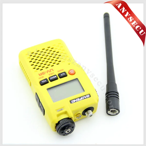 2piece BAOFENG UV-3R Yellow Dual Band