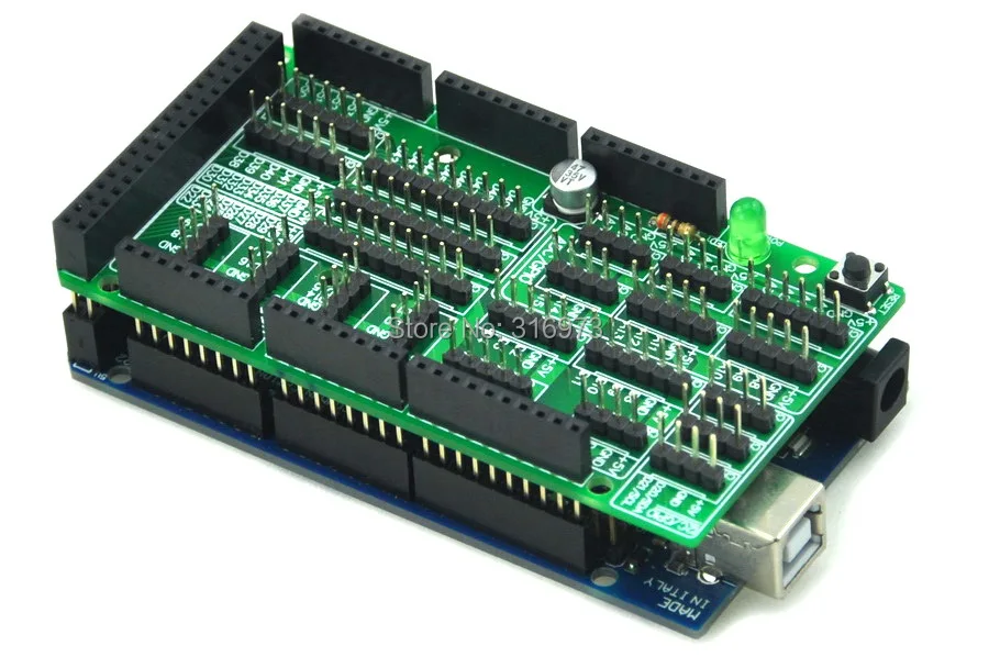 10 шт./партия) ввода/вывода PCB для MEGA 2560 R3 доска наборов "сделай сам"