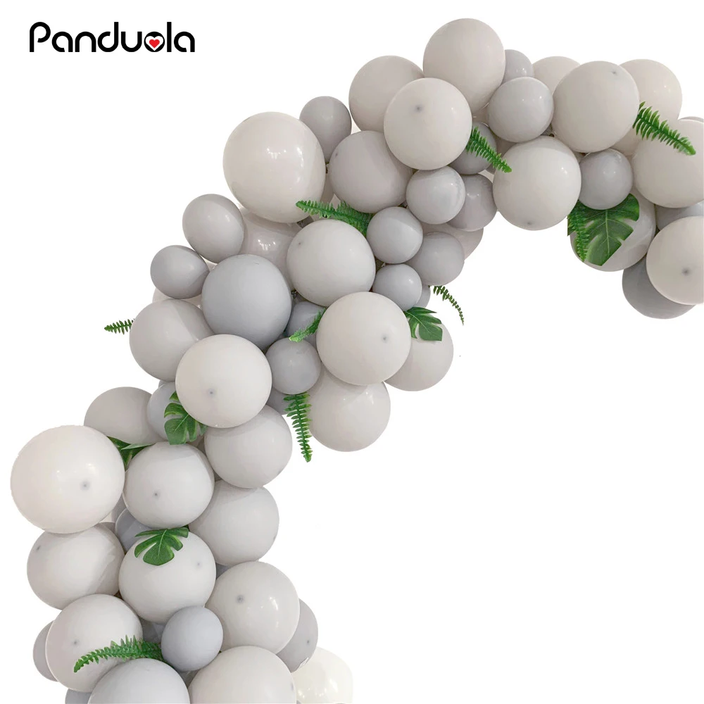 

Gray Matte Balloons Party Decorations Wedding Decorations Grey Balloon arch garland for Baby Shower Wall Backdrop Decoration