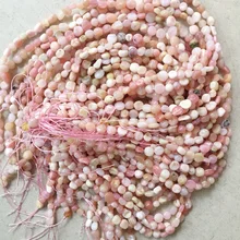 Оригинальные Необычные Бусины из натурального розового опала самородок для изготовления ювелирных изделий из натурального камня, настоящий Diy браслет, серьги, ожерелье