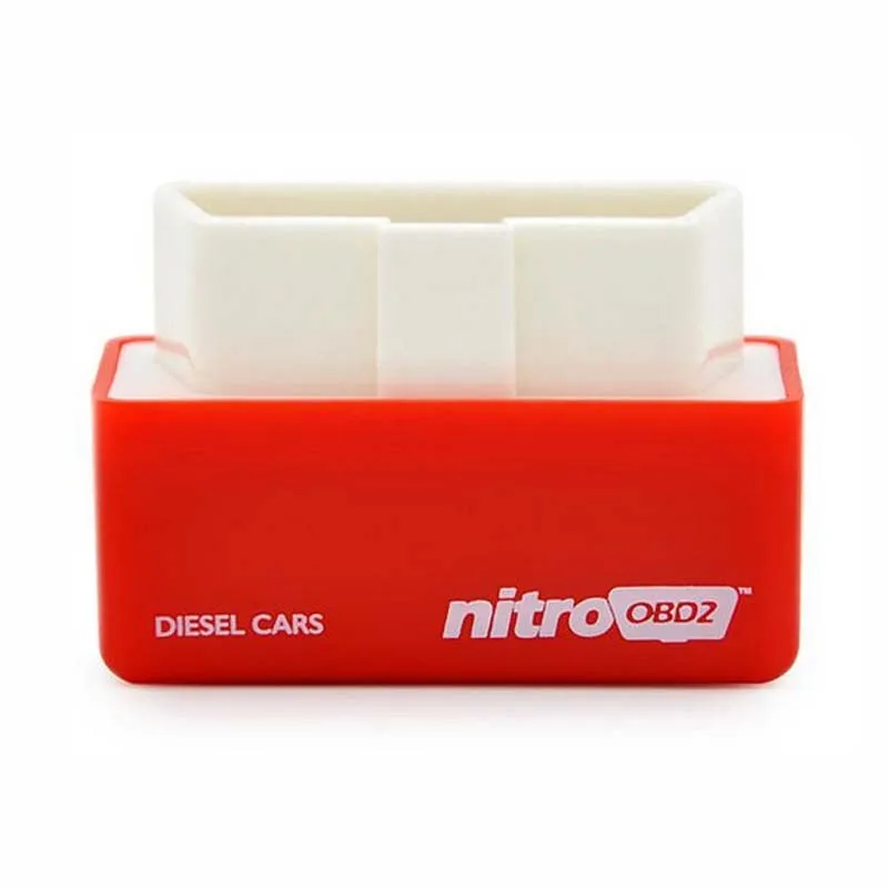 Красный желтый Nitro OBD2 чип блок настройки Plug& Drive NitroOBD2 для дизель, Бензин автомобиля больше мощности Nitro OBD коробка