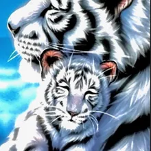 5d diy на заказ kerstkaarten бриллиантовый рисунок Рождество карты Тигр алмаз вышивка eigen фото lightpad lichtbak для фламинго