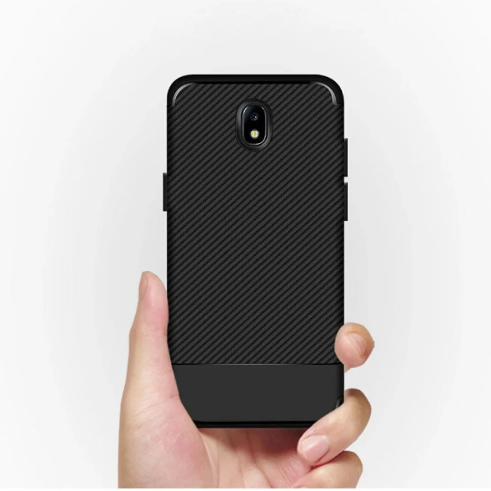 

For Galaxy A7 2017 Case, Silicon TPU Covers Back Shell Durable Protective Soft Rubber Funda Black ( 2 Colors )