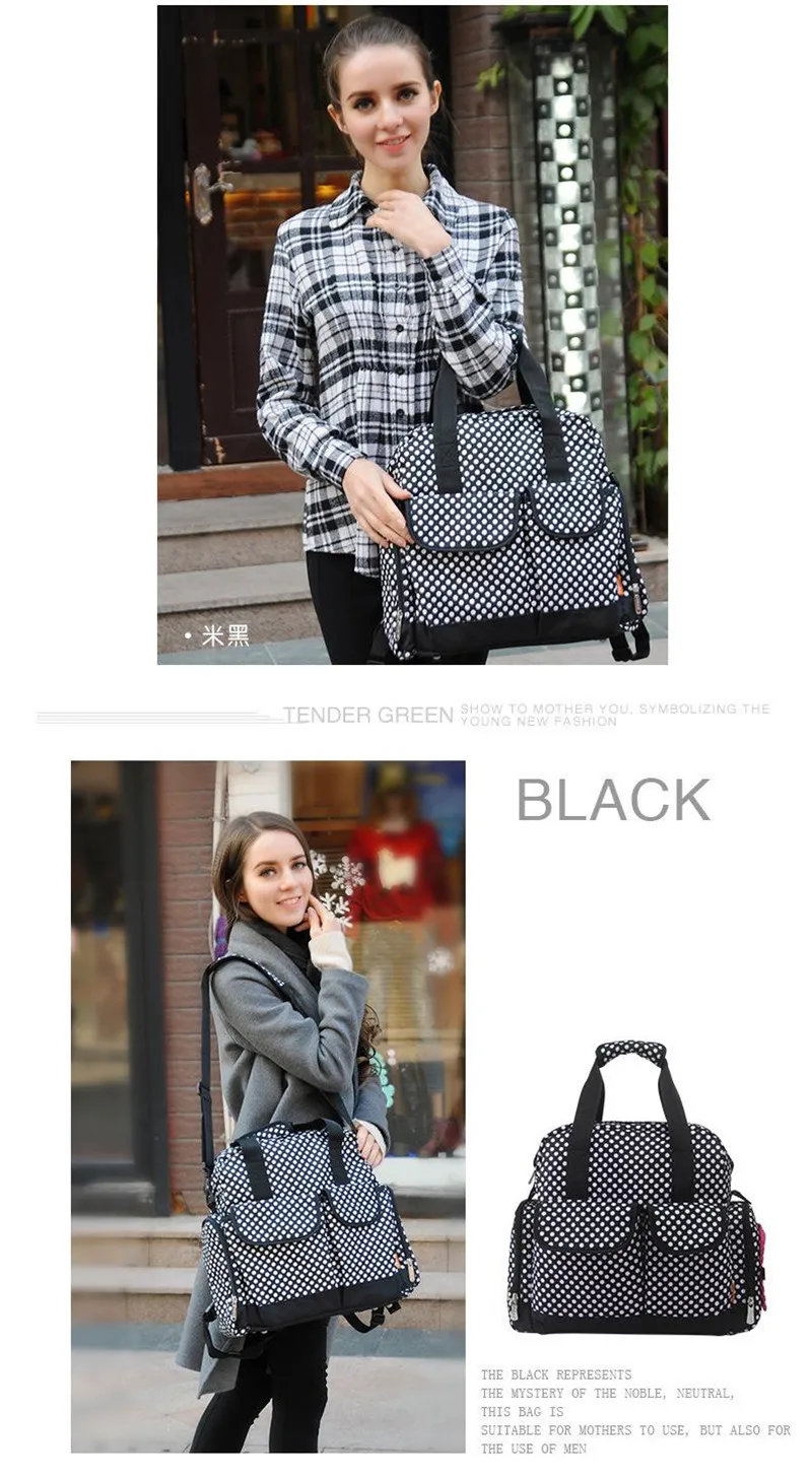 Fashion Baby Stroller bag Multi-functional Mother and Child Outdoor Handbag Large Capacity Mother Backpack Mummy Shoulder Bags11
