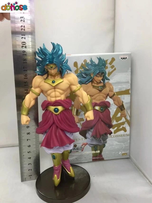 Anime Dragon ball Z Broly Colosseum Scultures BIG 7 VOL 3 Serow Zokei Team J's Model PVC Action ...