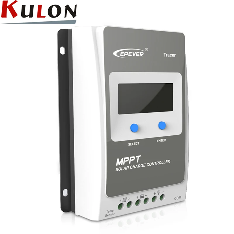 

EPever 40A MPPT Solar Charge Controller Tracer4210AN 40A 12V 24V auto work 100VDC input