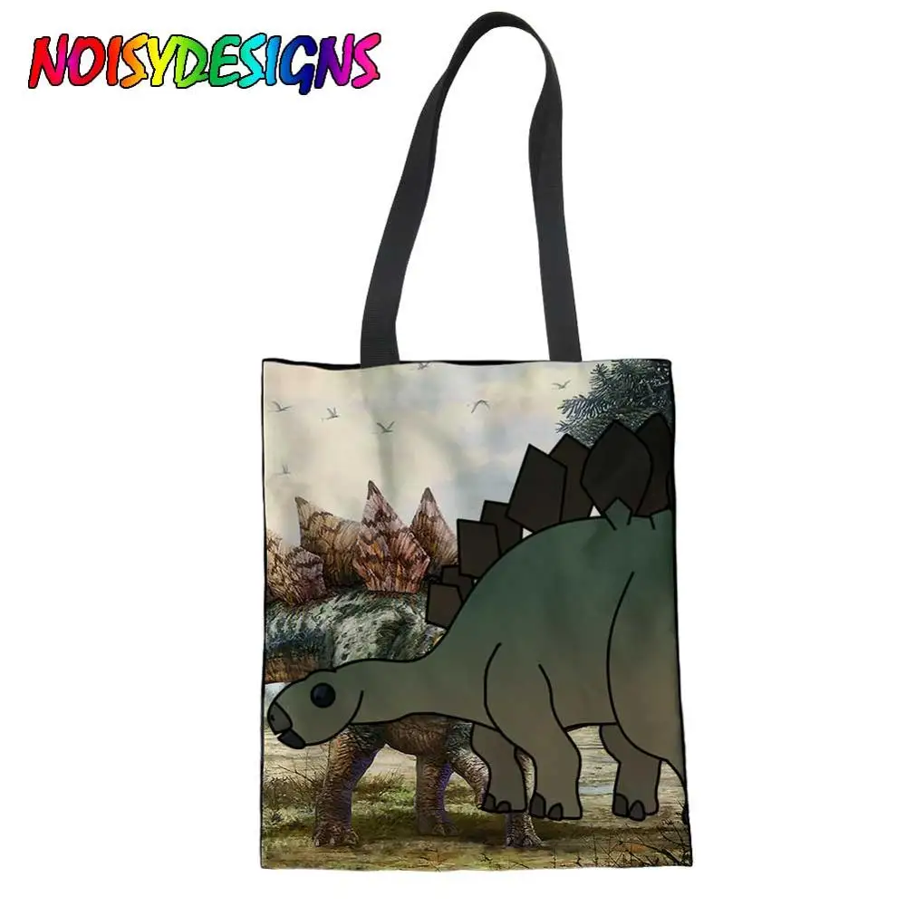 Cute Dinosuar Animals Womens PU Leather Tote Shoulder Bags Handbags Casual Bag