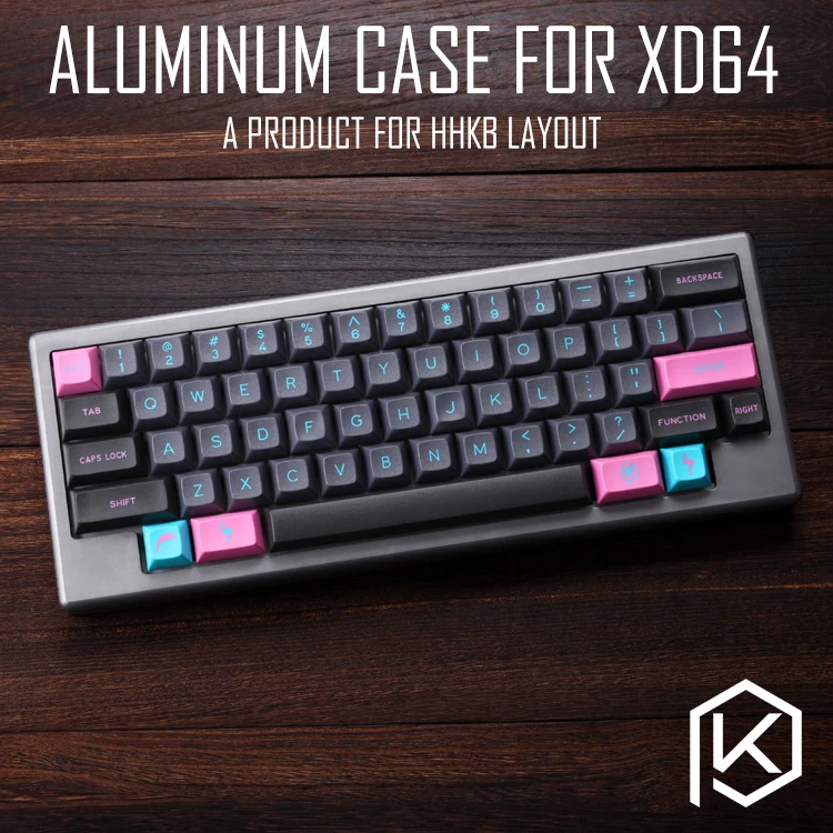Geanodiseerd Aluminium case voor xd60 xd64 60% hhkb layout custom keyboard acryl panelen diffuser kan ondersteuning gh60 xd64 xd60 60% Geanodiseerd Aluminium case voor xd60 xd64 60% hhkb layout custom keyboard acryl panelen diffuser kan ondersteuning gh60 xd64 xd60 60%