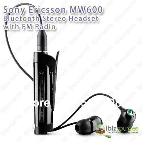 Sony Ericsson Hi-Fi Wireless Headset with FM Radio MW600 Bluetooth Headset  - AliExpress