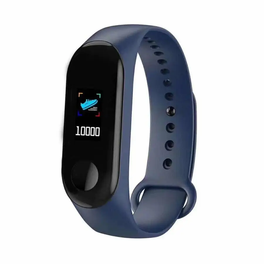 M3 men Smart Bracelet Color Screen Blood Pressure Fitness Tracker Heart Rate Monitor Smart Band Sport for Android IOS
