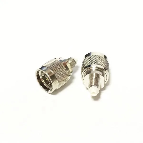1pc NEW  N Male Plug  to  FME  Female Jack  RF Coax Adapter Convertor  Straight  Nickelplated  Wholesale