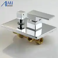 2 Function With Diverter 4 Way Shower Panel Valve Bathroom Bath Mixer Tap Chrome Brass