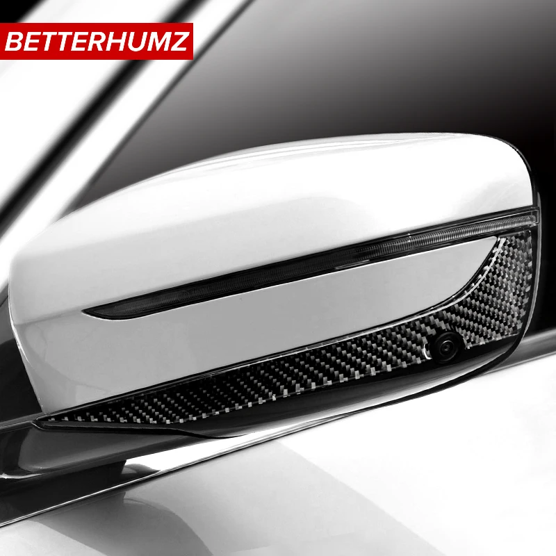 BETTERHUMZ для BMW G30 G11 автомобильные наклейки из углеродного волокна зеркала заднего