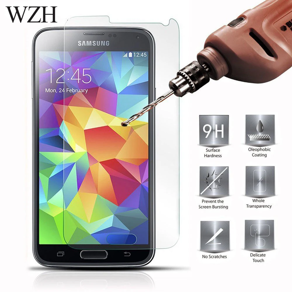 Закаленное стекло WZH для Samsung galaxy A3 A5 A7 A300 A500 A700 2015 Защитная пленка экрана Galaxy S3 S4 S5